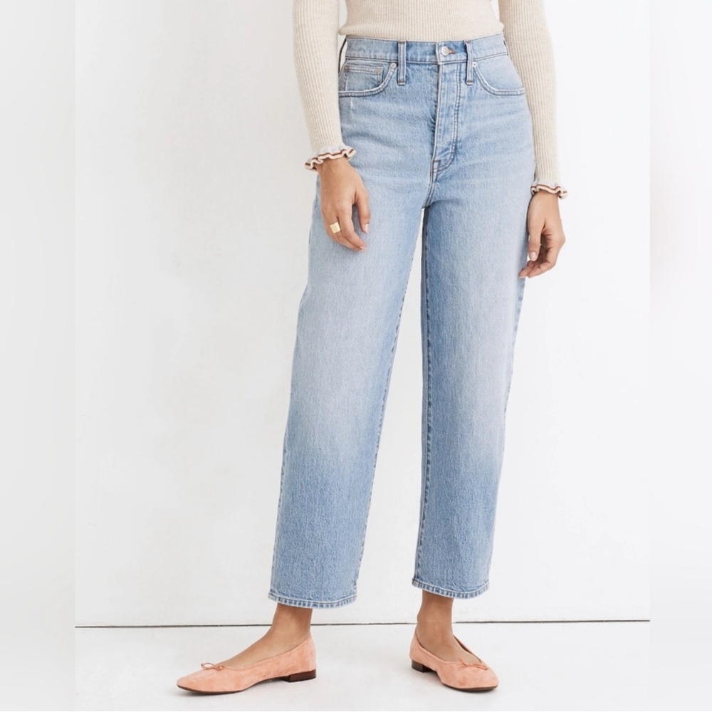 Madewell Women's Balloon Jeans in Hewes Wash Relaxed- Size 27